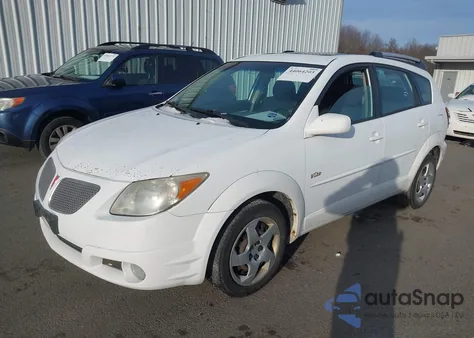 2005 Pontiac Vibe z USA, uszkodzony, nr VIN 5Y2SM638X5Z442367